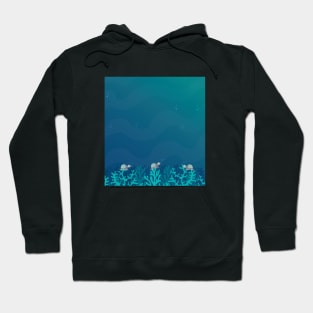 Underwater Turtle Design Hoodie